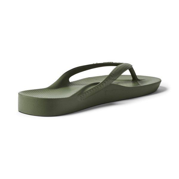 Arch Support Flip Flops - Classic - Olive