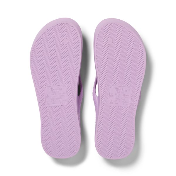Arch Support Flip Flops - Classic - Lilac